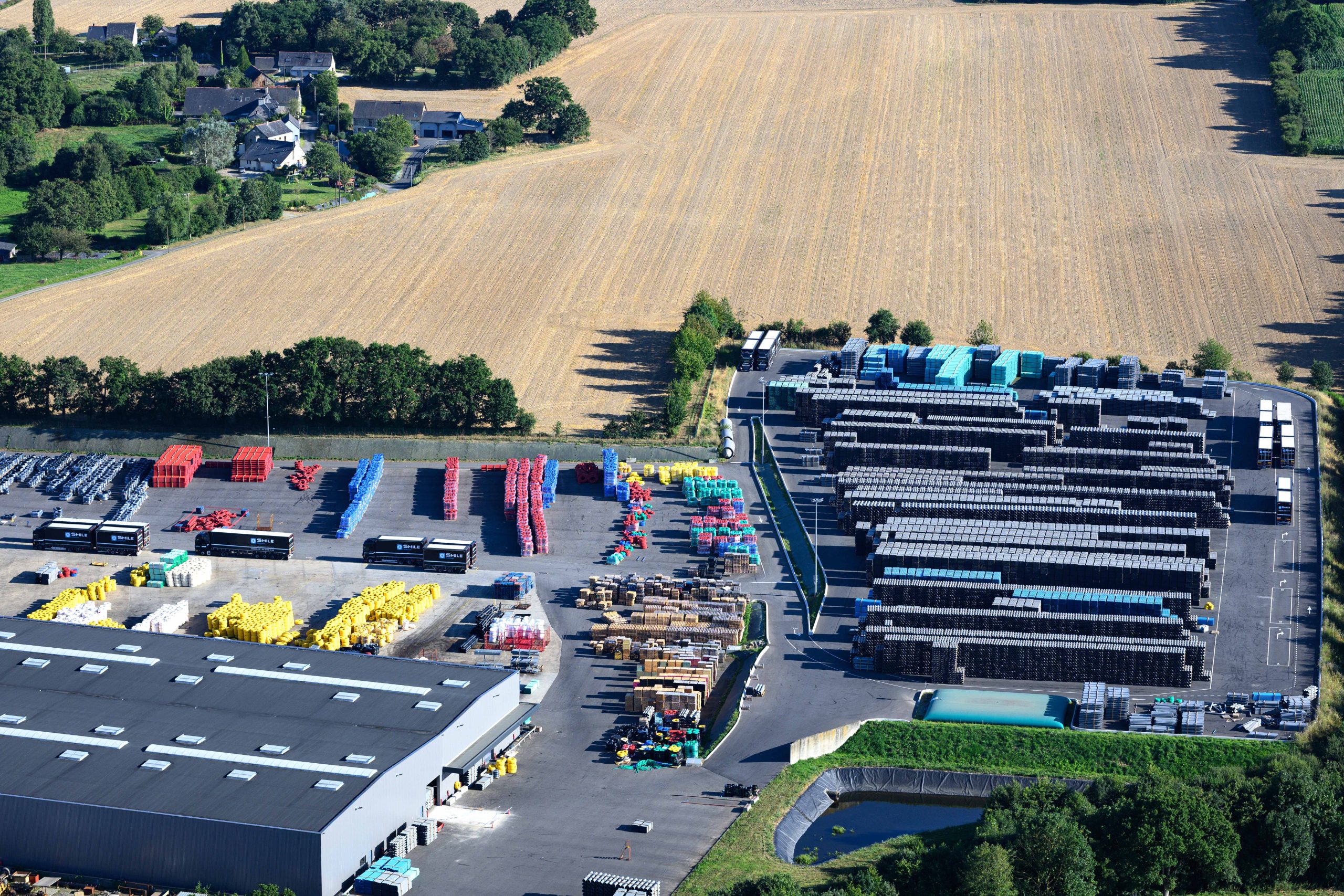 Vue arienne entreprise GROUPE RENOU