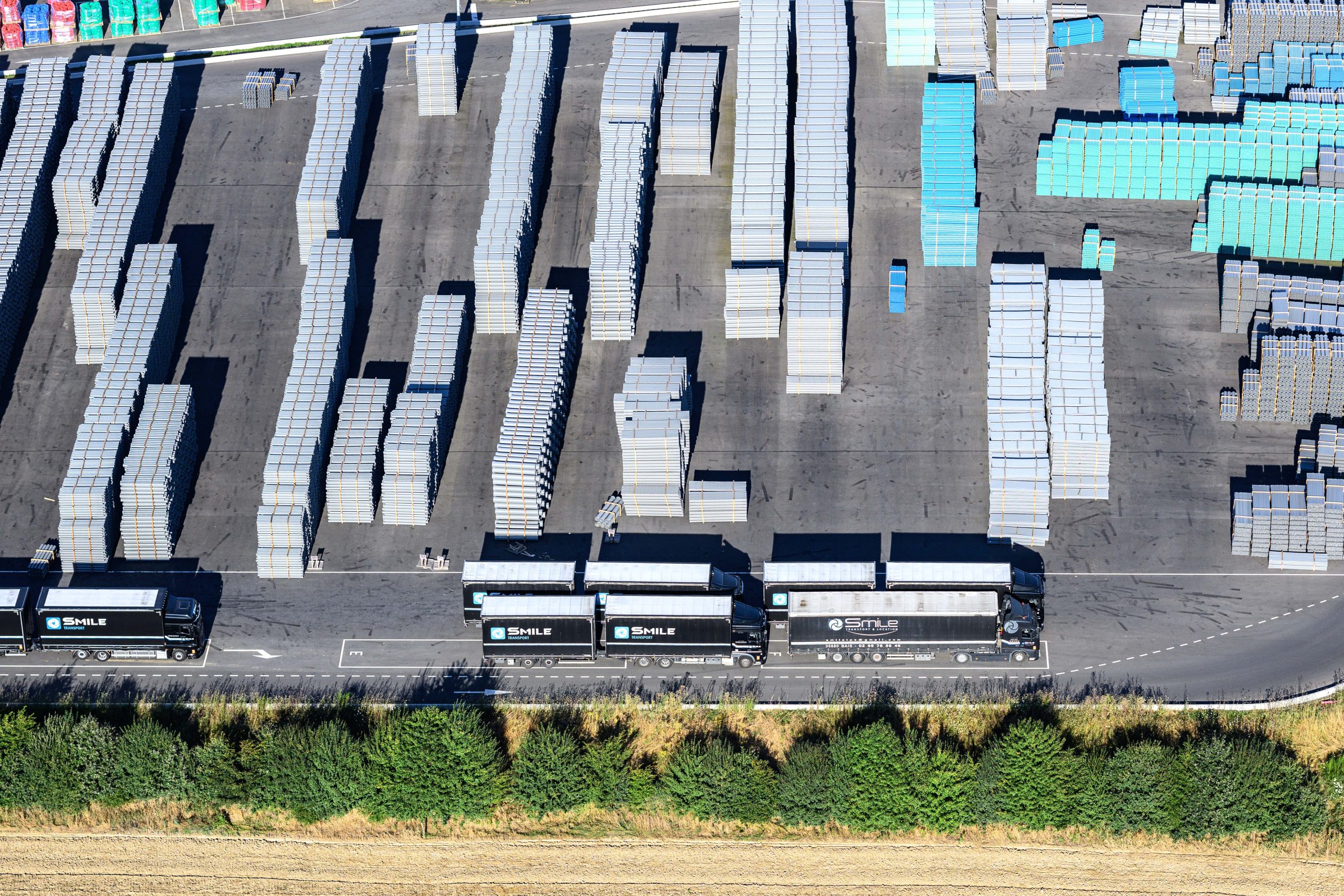 Vue arienne entreprise GROUPE RENOU